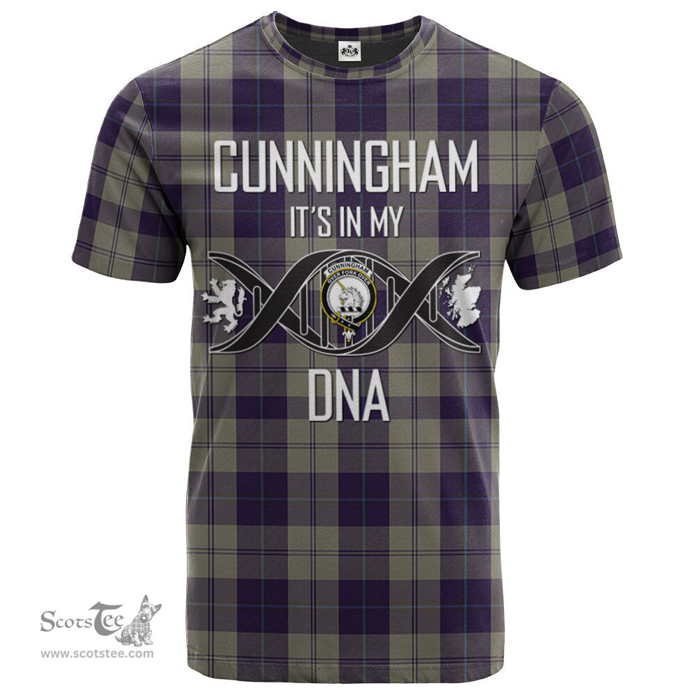 Scottish Cunningham Dress Blue Dancers Its In My DNA Plaid Family Crest Tartan T Shirt Scottish Plaid Tartan Plaid - ScotsTee - scotstee.com