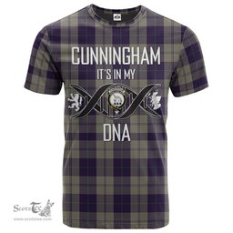Scottish Cunningham Dress Blue Dancers Its In My DNA Plaid Family Crest Tartan T Shirt Scottish Plaid Tartan Plaid - ScotsTee - scotstee.com