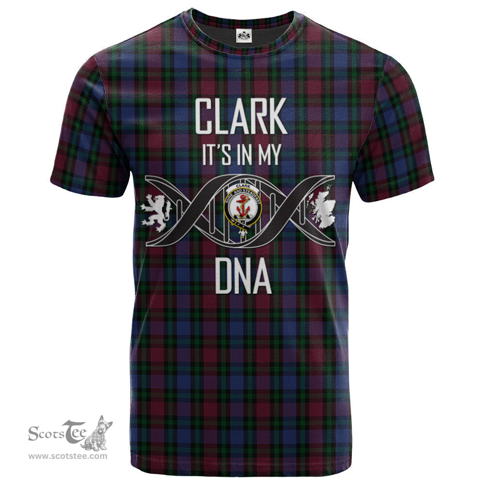 Scottish Clark 01 Its In My DNA Plaid Family Crest Tartan T Shirt Scottish Plaid Tartan Plaid - ScotsTee - scotstee.com
