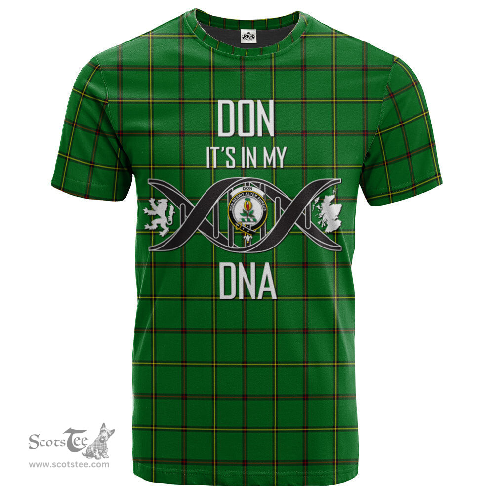 Scottish Don Its In My DNA Plaid Family Crest Tartan T Shirt Scottish Plaid Tartan Plaid - ScotsTee - scotstee.com