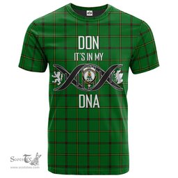 Scottish Don Its In My DNA Plaid Family Crest Tartan T Shirt Scottish Plaid Tartan Plaid - ScotsTee - scotstee.com