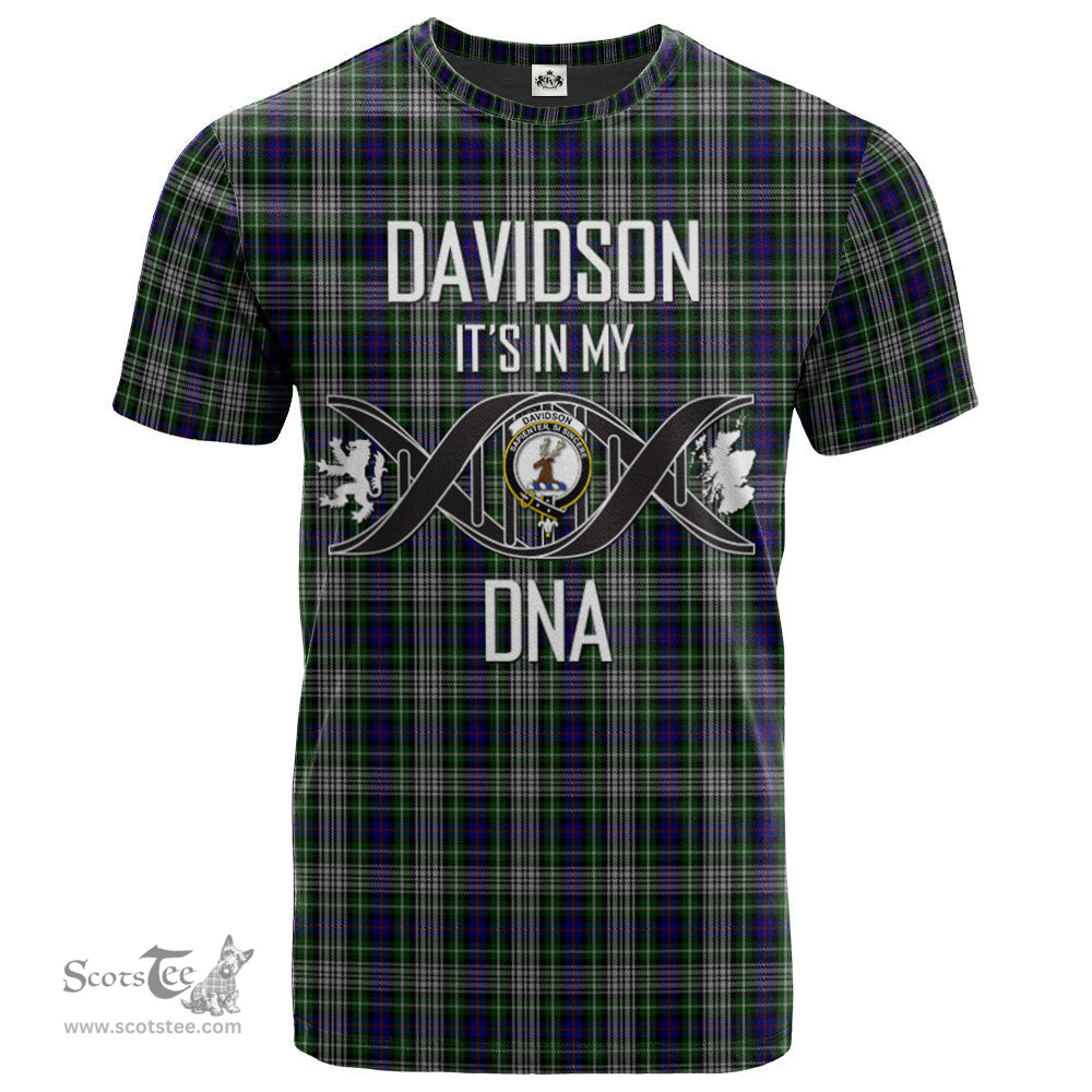 Scottish Davidson of Tulloch Dress 01 Its In My DNA Plaid Family Crest Tartan T Shirt Scottish Plaid Tartan Plaid - ScotsTee - scotstee.com