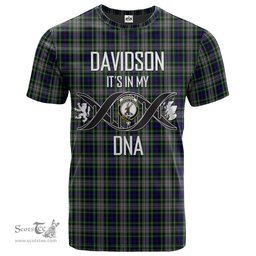 Scottish Davidson of Tulloch Dress 01 Its In My DNA Plaid Family Crest Tartan T Shirt Scottish Plaid Tartan Plaid - ScotsTee - scotstee.com