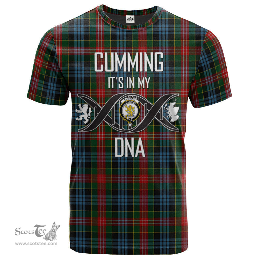 Scottish Cumming 02 Its In My DNA Plaid Family Crest Tartan T Shirt Scottish Plaid Tartan Plaid - ScotsTee - scotstee.com