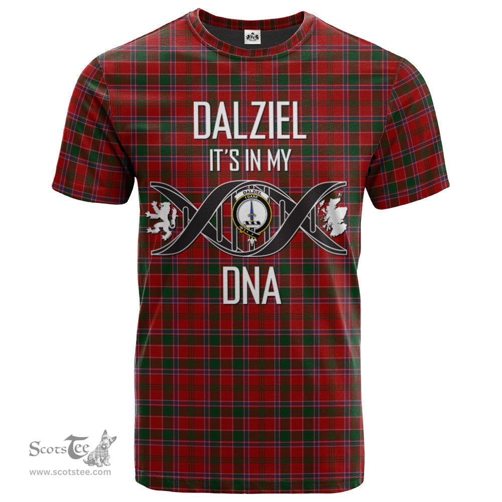 Scottish Dalziel Its In My DNA Plaid Family Crest Tartan T Shirt Scottish Plaid Tartan Plaid - ScotsTee - scotstee.com