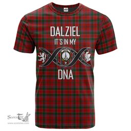 Scottish Dalziel Its In My DNA Plaid Family Crest Tartan T Shirt Scottish Plaid Tartan Plaid - ScotsTee - scotstee.com