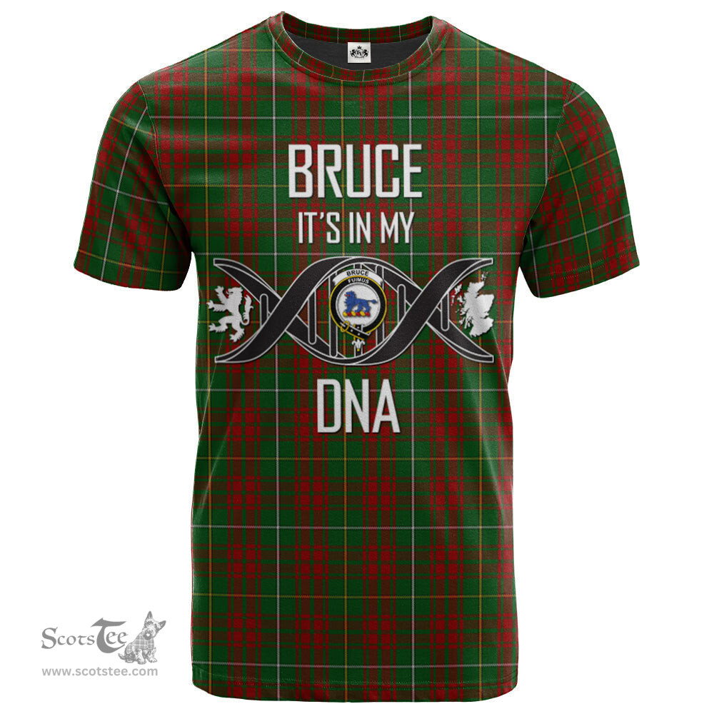 Scottish Bruce Hunting Its In My DNA Plaid Family Crest Tartan T Shirt Scottish Plaid Tartan Plaid - ScotsTee - scotstee.com