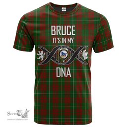 Scottish Bruce Hunting Its In My DNA Plaid Family Crest Tartan T Shirt Scottish Plaid Tartan Plaid - ScotsTee - scotstee.com