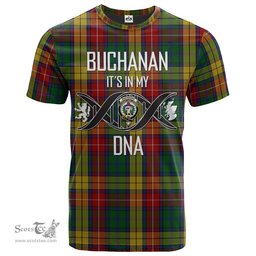 Scottish Buchanan 03 Its In My DNA Plaid Family Crest Tartan T Shirt Scottish Plaid Tartan Plaid - ScotsTee - scotstee.com
