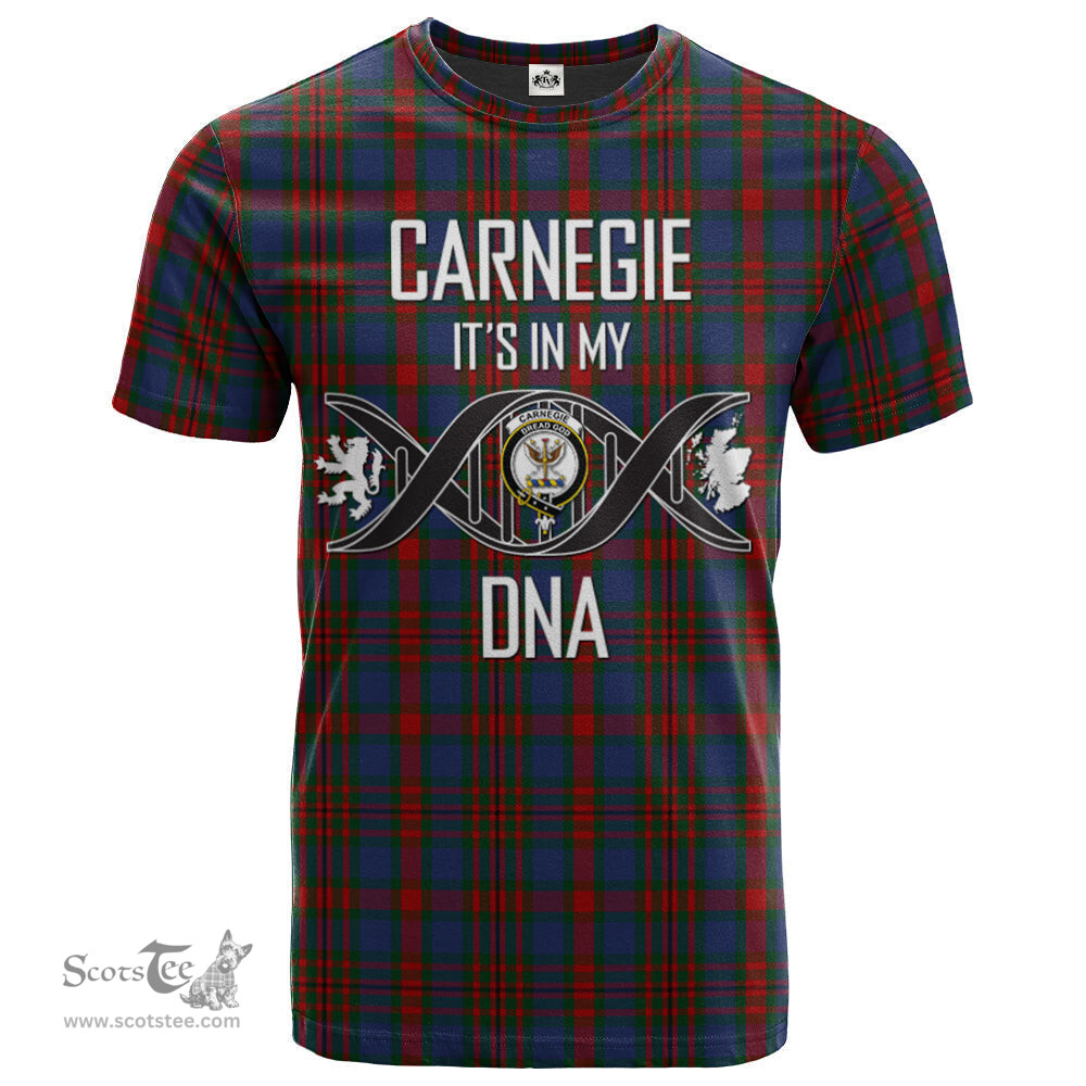 Scottish Carnegie 02 Its In My DNA Plaid Family Crest Tartan T Shirt Scottish Plaid Tartan Plaid - ScotsTee - scotstee.com