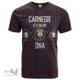 Scottish Carnegie 02 Its In My DNA Plaid Family Crest Tartan T Shirt Scottish Plaid Tartan Plaid - ScotsTee - scotstee.com