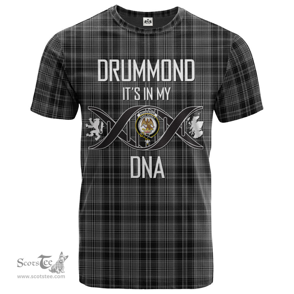 Scottish Drummond Grey Its In My DNA Plaid Family Crest Tartan T Shirt Scottish Plaid Tartan Plaid - ScotsTee - scotstee.com