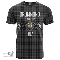 Scottish Drummond Grey Its In My DNA Plaid Family Crest Tartan T Shirt Scottish Plaid Tartan Plaid - ScotsTee - scotstee.com