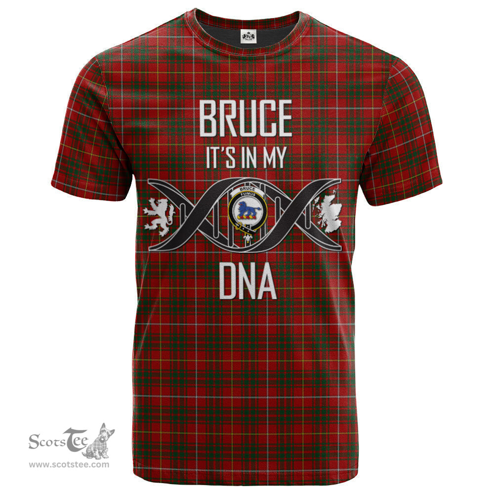 Scottish Bruce Its In My DNA Plaid Family Crest Tartan T Shirt Scottish Plaid Tartan Plaid - ScotsTee - scotstee.com