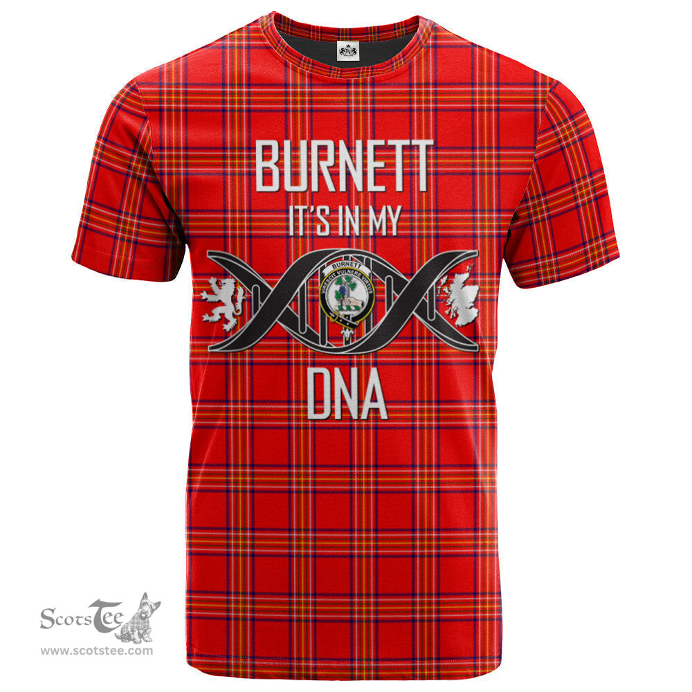 Scottish Burnett Modern Its In My DNA Plaid Family Crest Tartan T Shirt Scottish Plaid Tartan Plaid - ScotsTee - scotstee.com