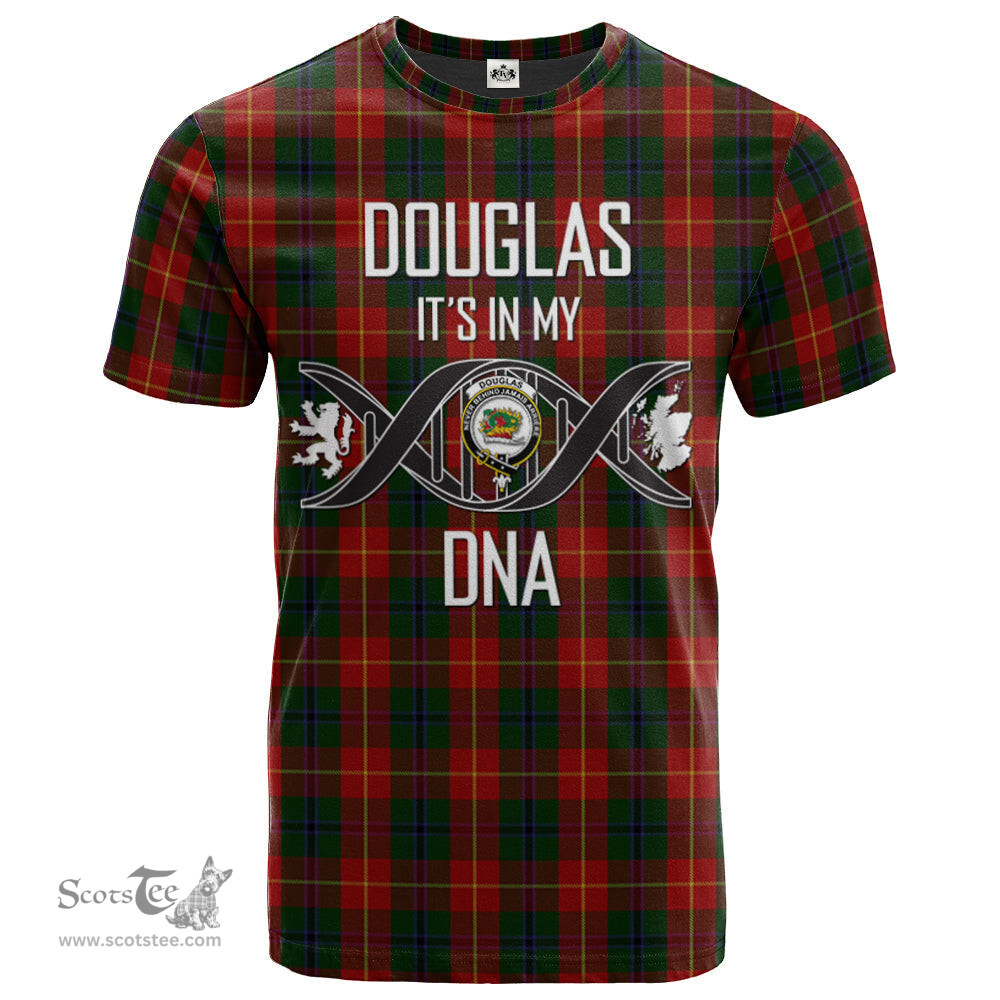 Scottish Douglas of Roxburgh Its In My DNA Plaid Family Crest Tartan T Shirt Scottish Plaid Tartan Plaid - ScotsTee - scotstee.com