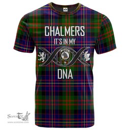 Scottish Chalmers Modern Its In My DNA Plaid Family Crest Tartan T Shirt Scottish Plaid Tartan Plaid - ScotsTee - scotstee.com