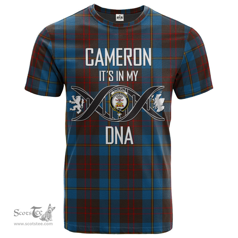 Scottish Cameron Hunting Its In My DNA Plaid Family Crest Tartan T Shirt Scottish Plaid Tartan Plaid - ScotsTee - scotstee.com