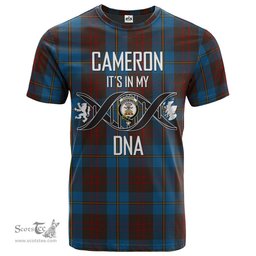 Scottish Cameron Hunting Its In My DNA Plaid Family Crest Tartan T Shirt Scottish Plaid Tartan Plaid - ScotsTee - scotstee.com