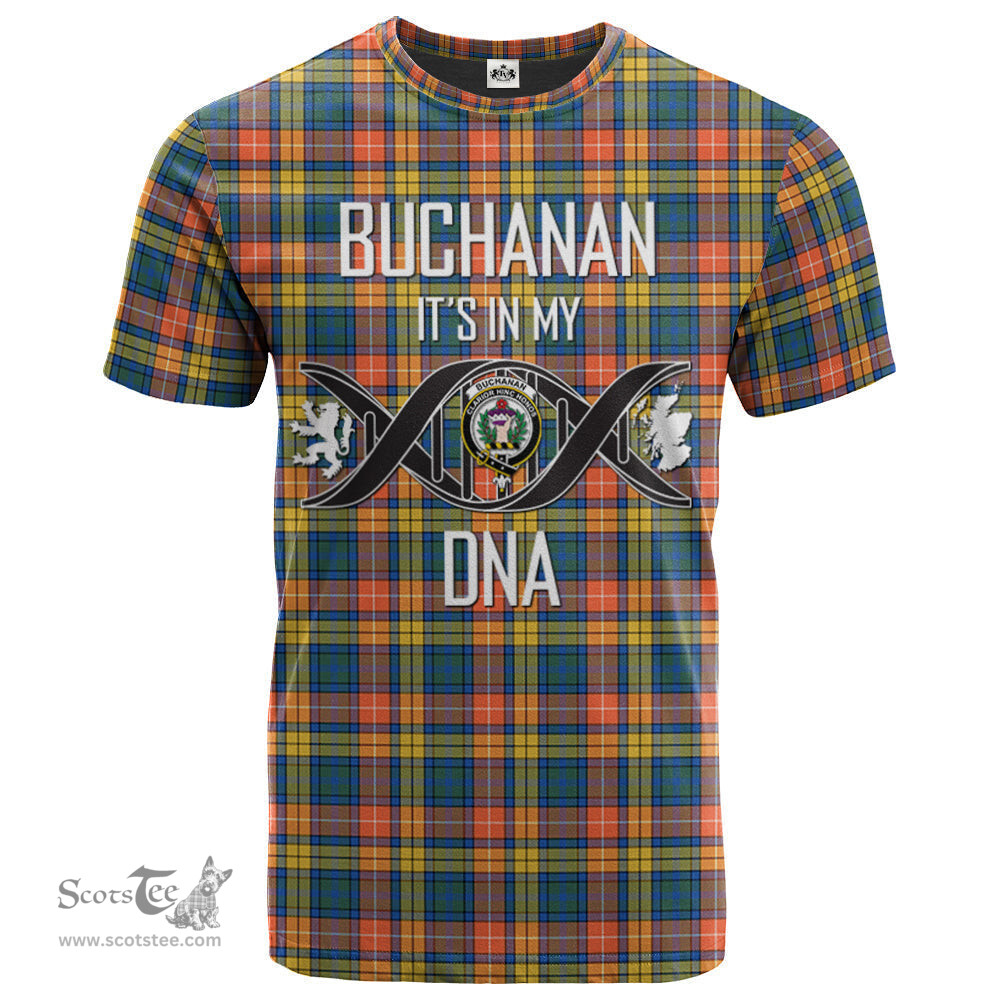 Scottish Buchanan Ancient Its In My DNA Plaid Family Crest Tartan T Shirt Scottish Plaid Tartan Plaid - ScotsTee - scotstee.com