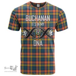 Scottish Buchanan Ancient Its In My DNA Plaid Family Crest Tartan T Shirt Scottish Plaid Tartan Plaid - ScotsTee - scotstee.com