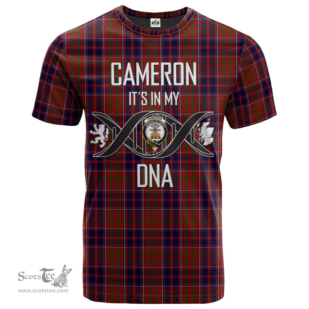 Scottish Cameron of Locheil Original Its In My DNA Plaid Family Crest Tartan T Shirt Scottish Plaid Tartan Plaid - ScotsTee - scotstee.com