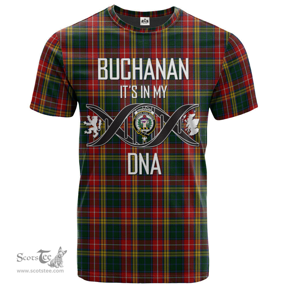 Scottish Buchanan 04 Its In My DNA Plaid Family Crest Tartan T Shirt Scottish Plaid Tartan Plaid - ScotsTee - scotstee.com