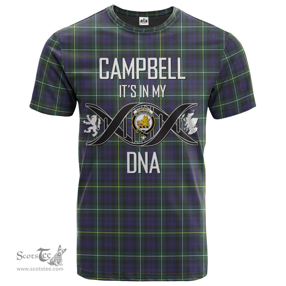 Scottish Campbell Argyll Modern Its In My DNA Plaid Family Crest Tartan T Shirt Scottish Plaid Tartan Plaid - ScotsTee - scotstee.com