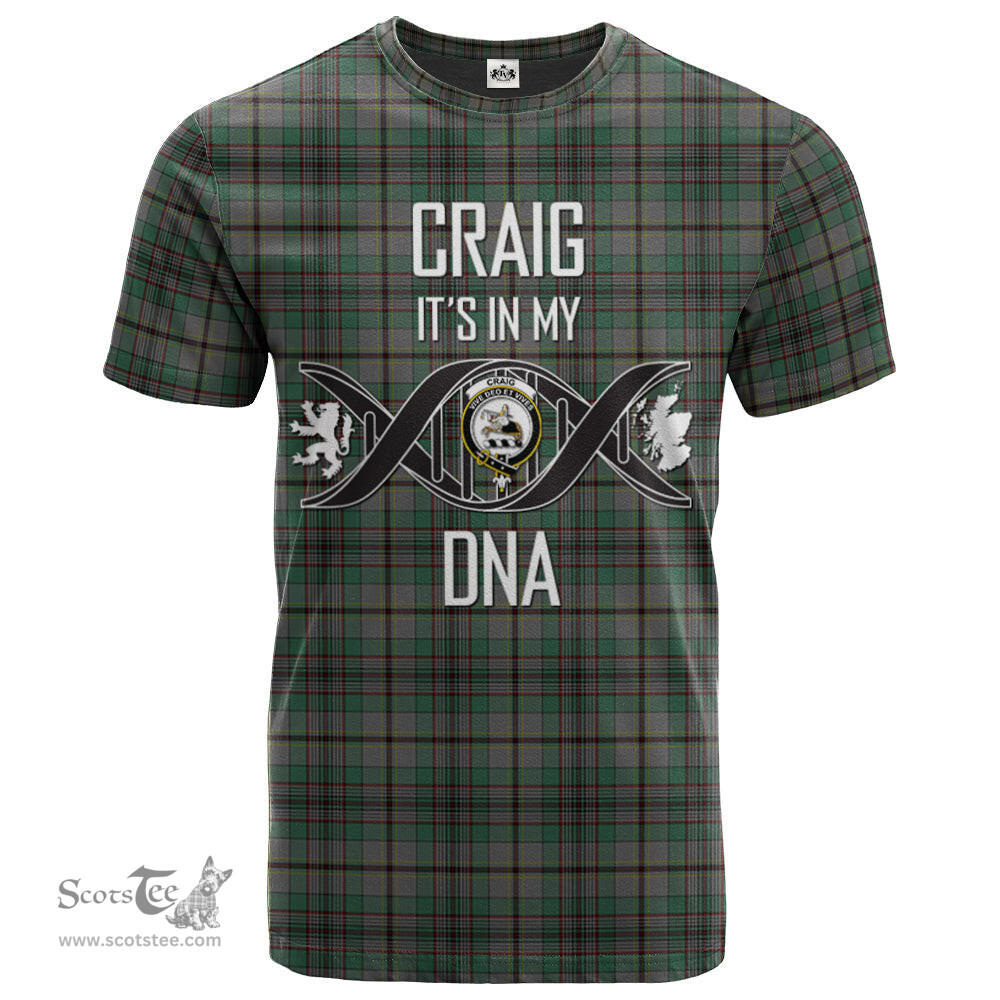 Scottish Craig Its In My DNA Plaid Family Crest Tartan T Shirt Scottish Plaid Tartan Plaid - ScotsTee - scotstee.com