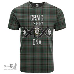 Scottish Craig Its In My DNA Plaid Family Crest Tartan T Shirt Scottish Plaid Tartan Plaid - ScotsTee - scotstee.com