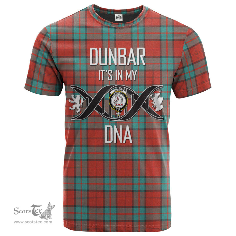 Scottish Dunbar Ancient Its In My DNA Plaid Family Crest Tartan T Shirt Scottish Plaid Tartan Plaid - ScotsTee - scotstee.com