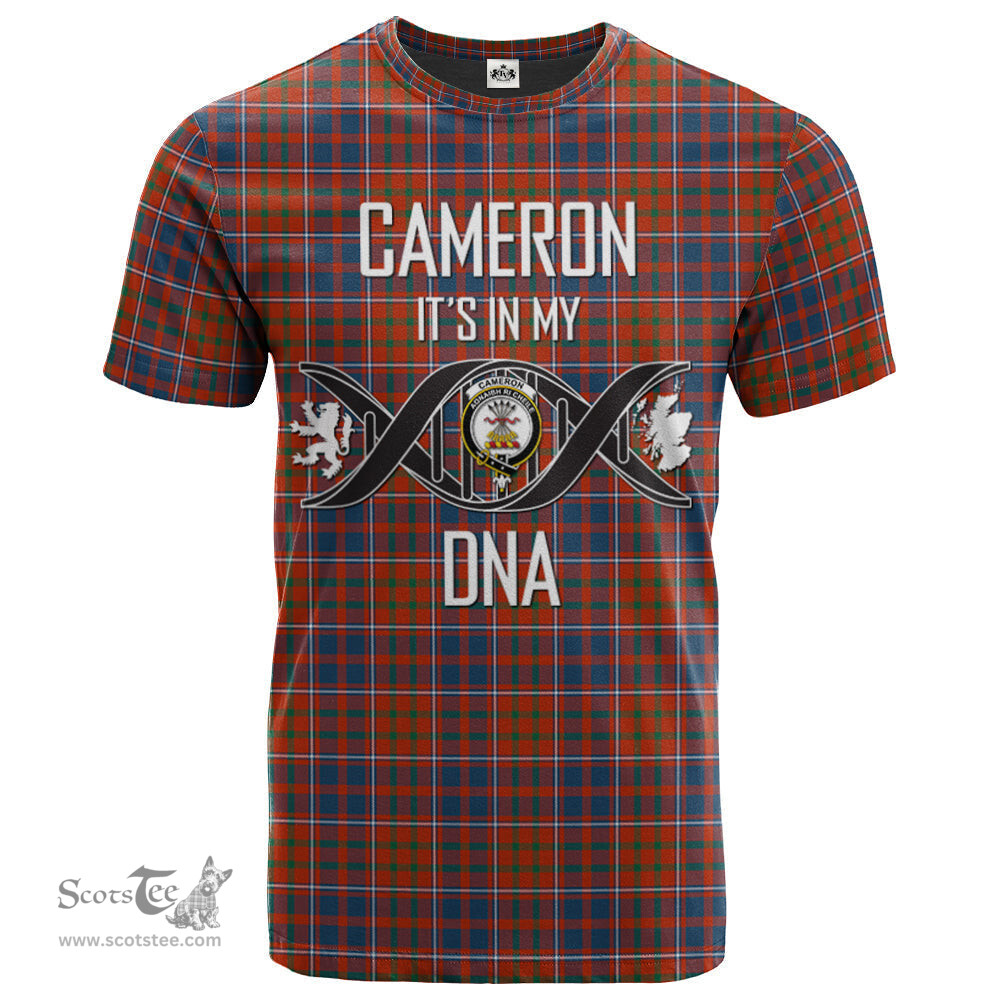Scottish Cameron of Lochiel Ancient Its In My DNA Plaid Family Crest Tartan T Shirt Scottish Plaid Tartan Plaid - ScotsTee - scotstee.com
