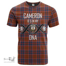 Scottish Cameron of Lochiel Ancient Its In My DNA Plaid Family Crest Tartan T Shirt Scottish Plaid Tartan Plaid - ScotsTee - scotstee.com