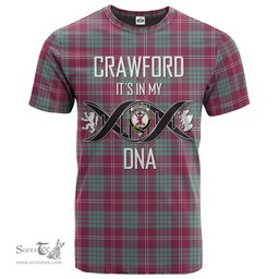 Scottish Crawford Ancient Its In My DNA Plaid Family Crest Tartan T Shirt Scottish Plaid Tartan Plaid - ScotsTee - scotstee.com
