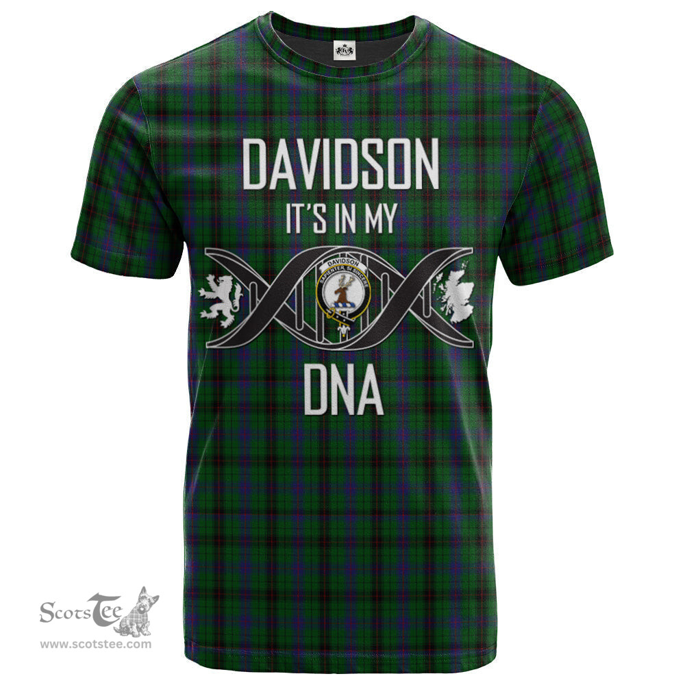Scottish Davidson Its In My DNA Plaid Family Crest Tartan T Shirt Scottish Plaid Tartan Plaid - ScotsTee - scotstee.com