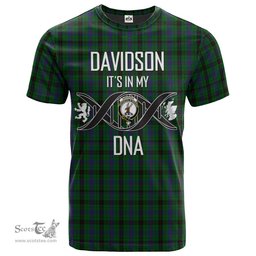 Scottish Davidson Its In My DNA Plaid Family Crest Tartan T Shirt Scottish Plaid Tartan Plaid - ScotsTee - scotstee.com