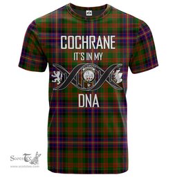 Scottish Cochrane Modern Its In My DNA Plaid Family Crest Tartan T Shirt Scottish Plaid Tartan Plaid - ScotsTee - scotstee.com