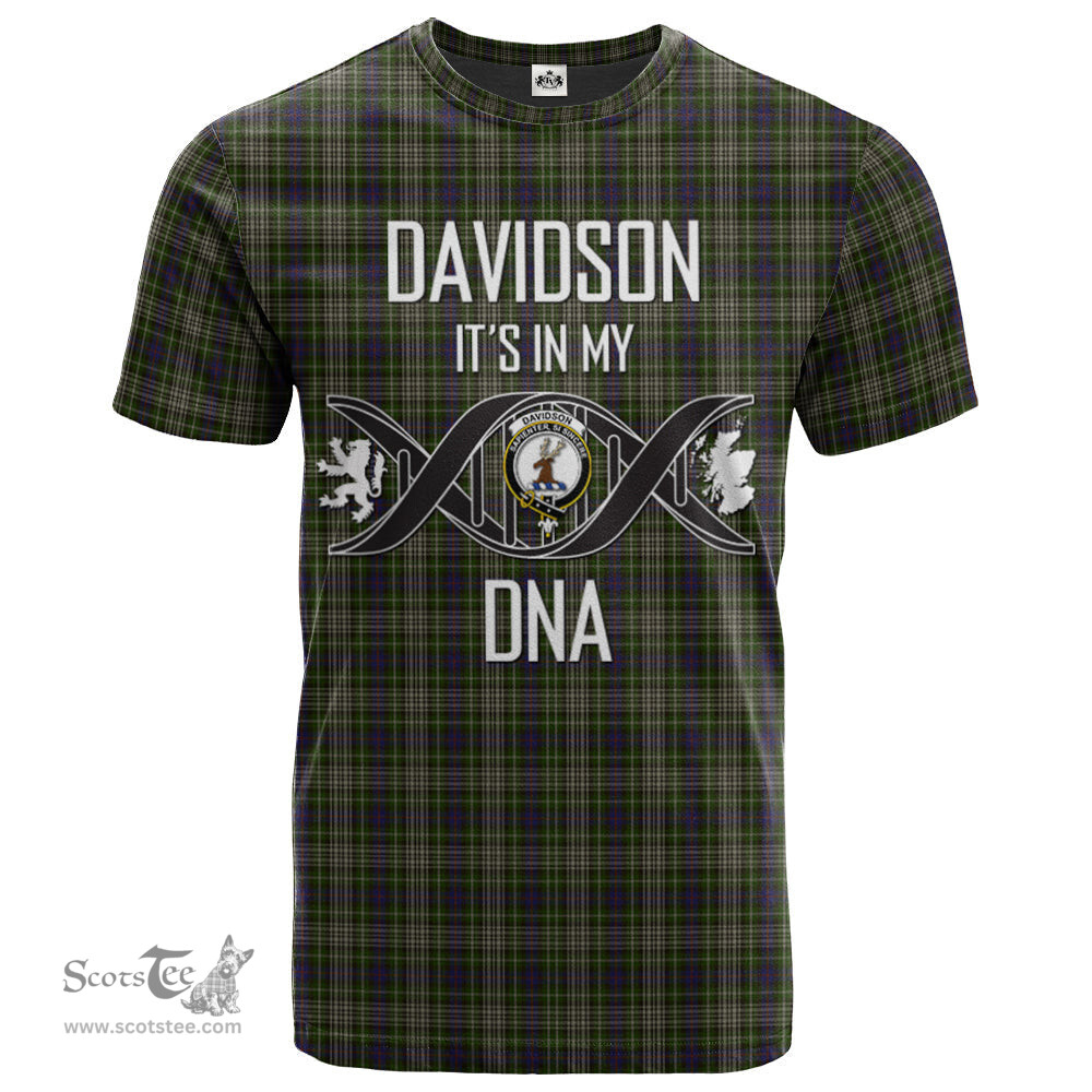Scottish Davidson of Tulloch Dress 02 Its In My DNA Plaid Family Crest Tartan T Shirt Scottish Plaid Tartan Plaid - ScotsTee - scotstee.com