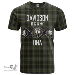 Scottish Davidson of Tulloch Dress 02 Its In My DNA Plaid Family Crest Tartan T Shirt Scottish Plaid Tartan Plaid - ScotsTee - scotstee.com