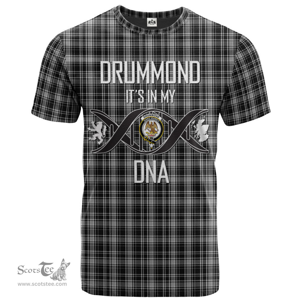 Scottish Drummond Grey Originaux Its In My DNA Plaid Family Crest Tartan T Shirt Scottish Plaid Tartan Plaid - ScotsTee - scotstee.com