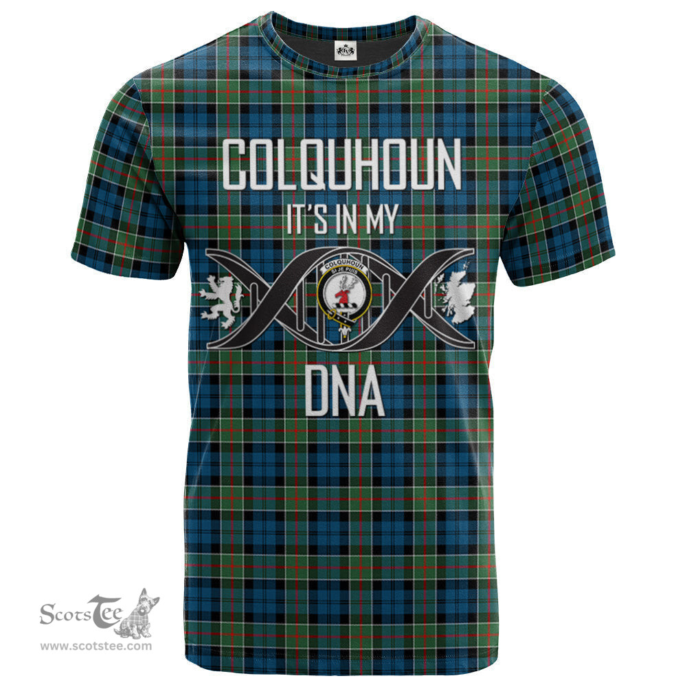 Scottish Colquhoun Ancient Its In My DNA Plaid Family Crest Tartan T Shirt Scottish Plaid Tartan Plaid - ScotsTee - scotstee.com
