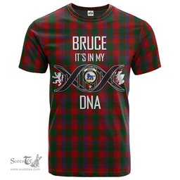 Scottish Bruce Old Its In My DNA Plaid Family Crest Tartan T Shirt Scottish Plaid Tartan Plaid - ScotsTee - scotstee.com