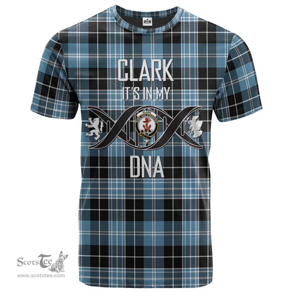 Scottish Clark Ancient Its In My DNA Plaid Family Crest Tartan T Shirt Scottish Plaid Tartan Plaid - ScotsTee - scotstee.com
