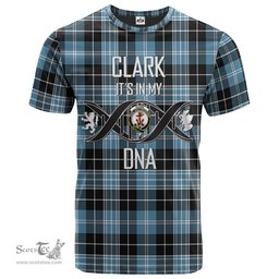 Scottish Clark Ancient Its In My DNA Plaid Family Crest Tartan T Shirt Scottish Plaid Tartan Plaid - ScotsTee - scotstee.com