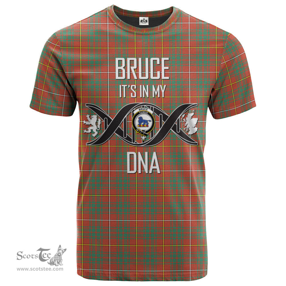 Scottish Bruce Ancient Its In My DNA Plaid Family Crest Tartan T Shirt Scottish Plaid Tartan Plaid - ScotsTee - scotstee.com