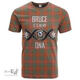 Scottish Bruce Ancient Its In My DNA Plaid Family Crest Tartan T Shirt Scottish Plaid Tartan Plaid - ScotsTee - scotstee.com