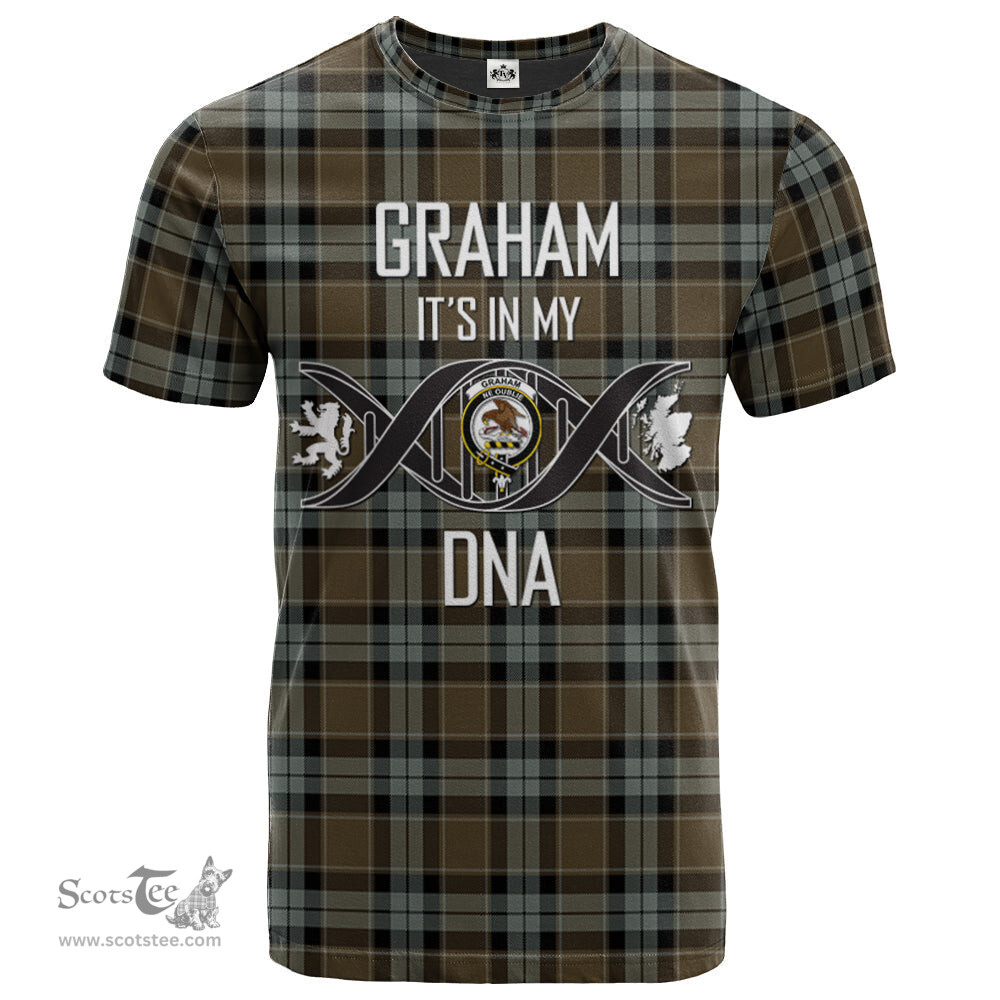 Scottish Graham of Menteith Weathered Its In My DNA Plaid Family Crest Tartan T Shirt Scottish Plaid Tartan Plaid - ScotsTee - scotstee.com