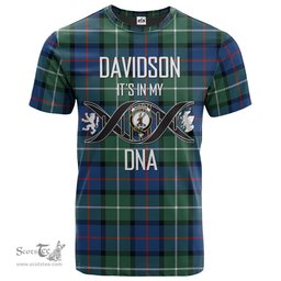 Scottish Davidson of Tulloch 01 Its In My DNA Plaid Family Crest Tartan T Shirt Scottish Plaid Tartan Plaid - ScotsTee - scotstee.com