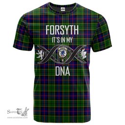 Scottish Forsyth Modern Its In My DNA Plaid Family Crest Tartan T Shirt Scottish Plaid Tartan Plaid - ScotsTee - scotstee.com