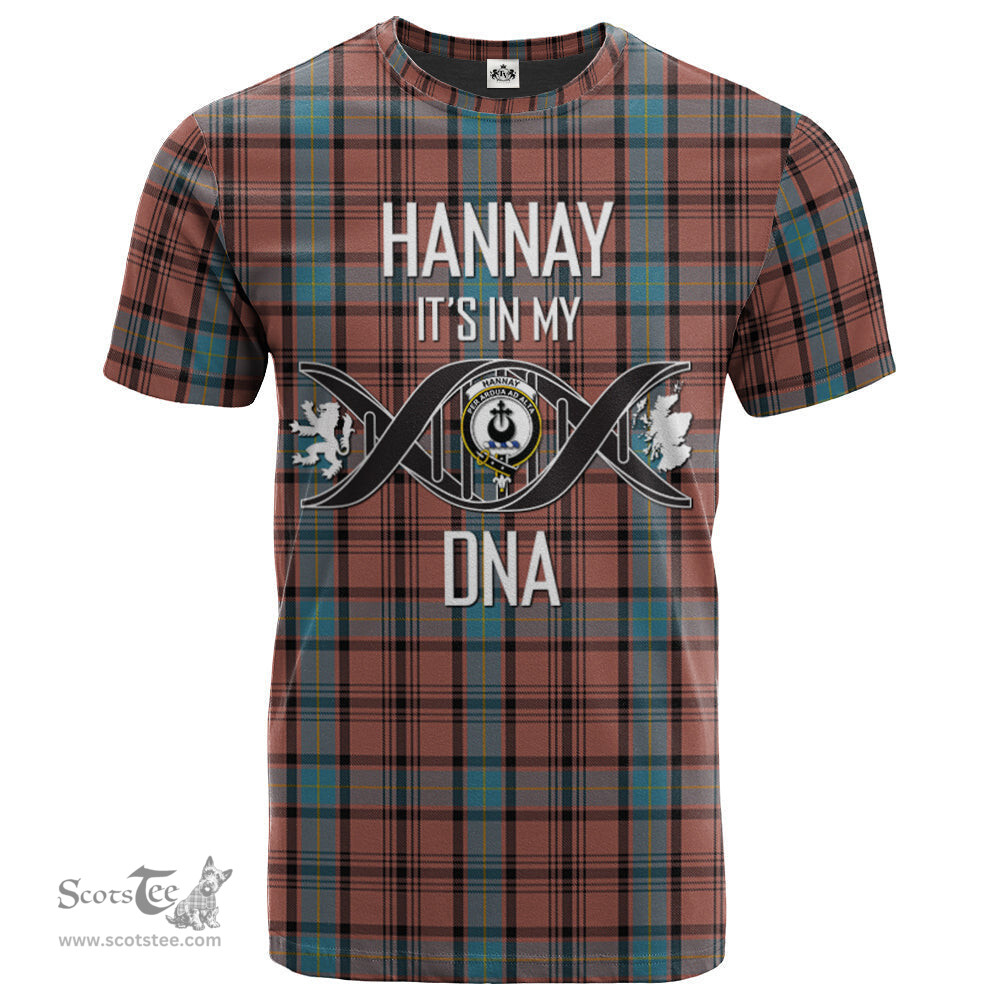 Scottish Hannay Dress Its In My DNA Plaid Family Crest Tartan T Shirt Scottish Plaid Tartan Plaid - ScotsTee - scotstee.com